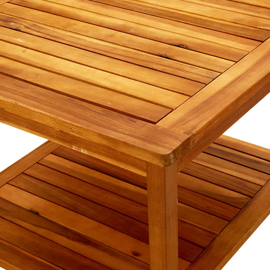 Stolić za kavu 60 x 60 x 45 cm od masivnog bagremovog drva