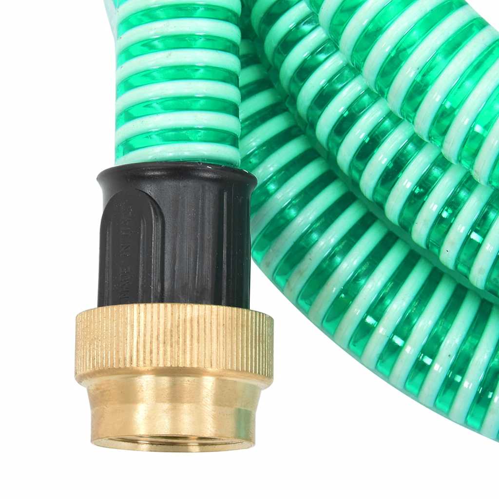 Usisno crijevo s mjedenim priključcima zeleno 1,1 " 3 m PVC