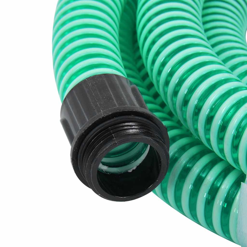 Usisno crijevo s mjedenim priključcima zeleno 1,1 " 10 m PVC