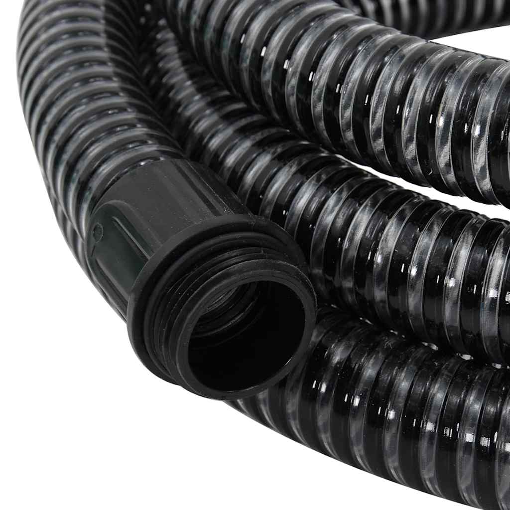 Usisno crijevo s mjedenim priključcima crno 1,1 " 15 m PVC