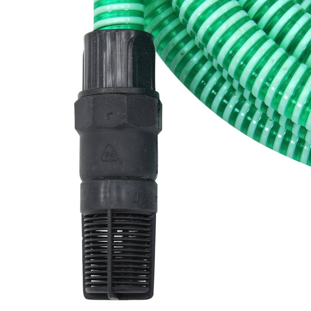 Usisno crijevo s PVC priključcima zeleno 1 " 10 m PVC