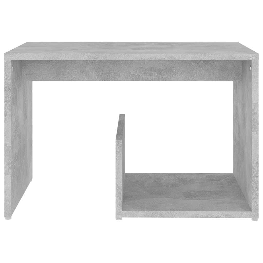 Bočni stolić siva boja betona 59 x 36 x 38 cm konstruirano drvo
