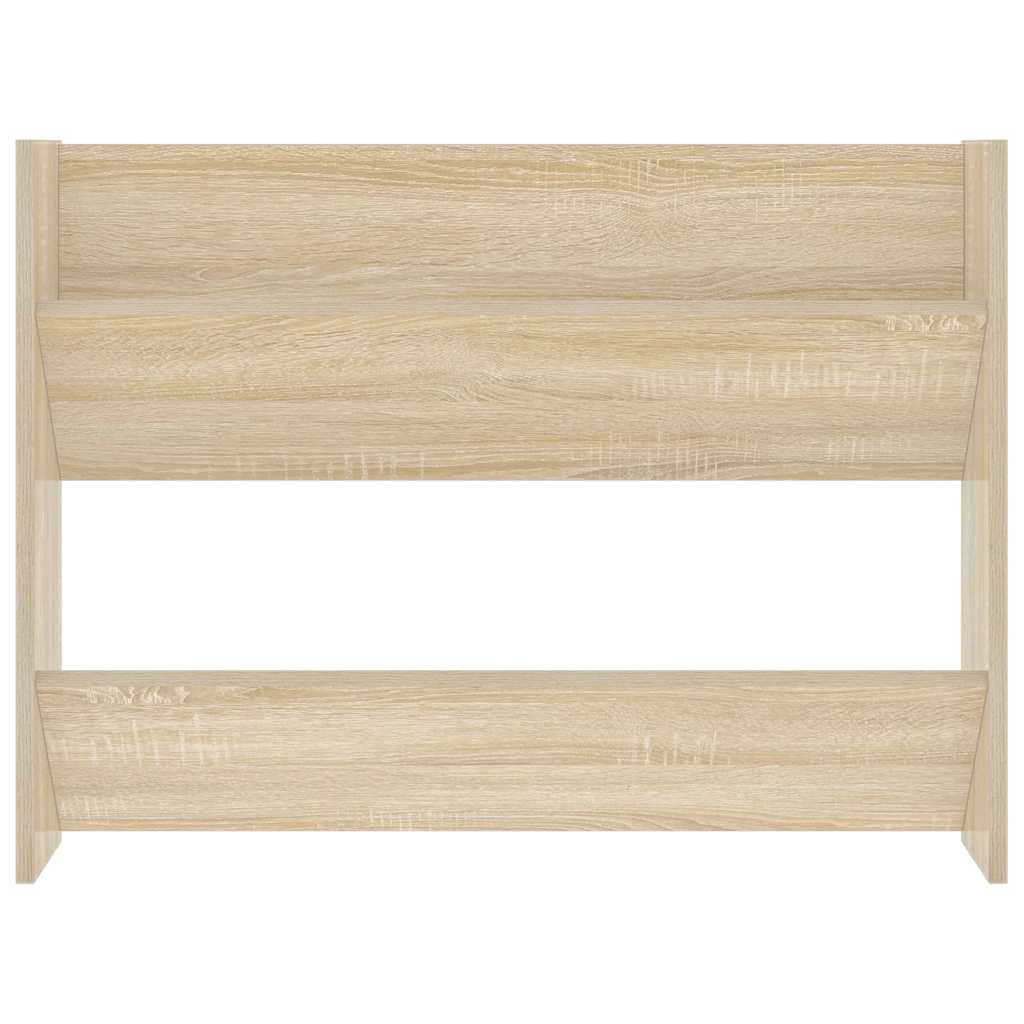 Zidni ormarić za cipele boja hrasta 80 x 18 x 60 cm drveni