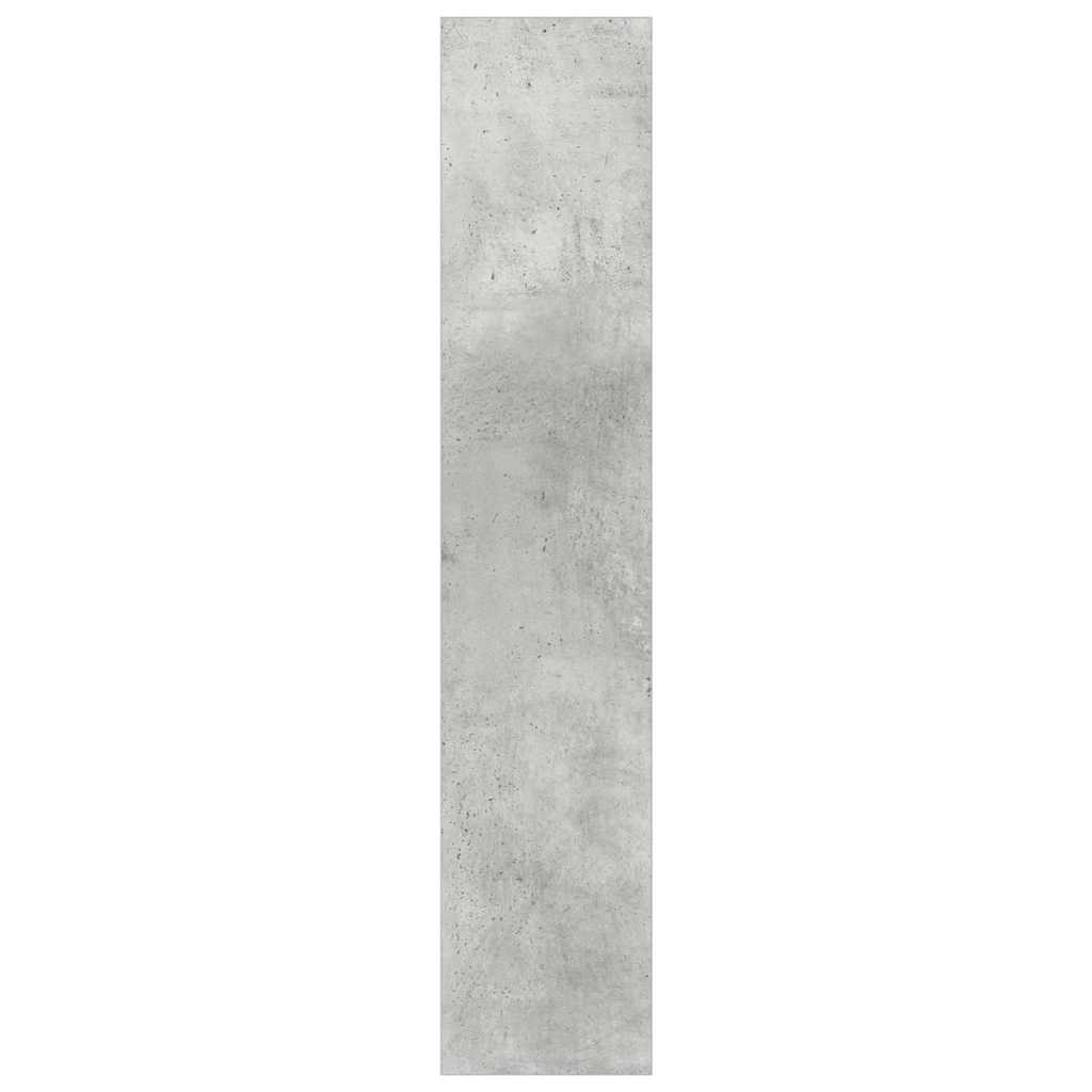 Zidni ormarić za cipele siva boja betona 80 x 18 x 90 cm drveni