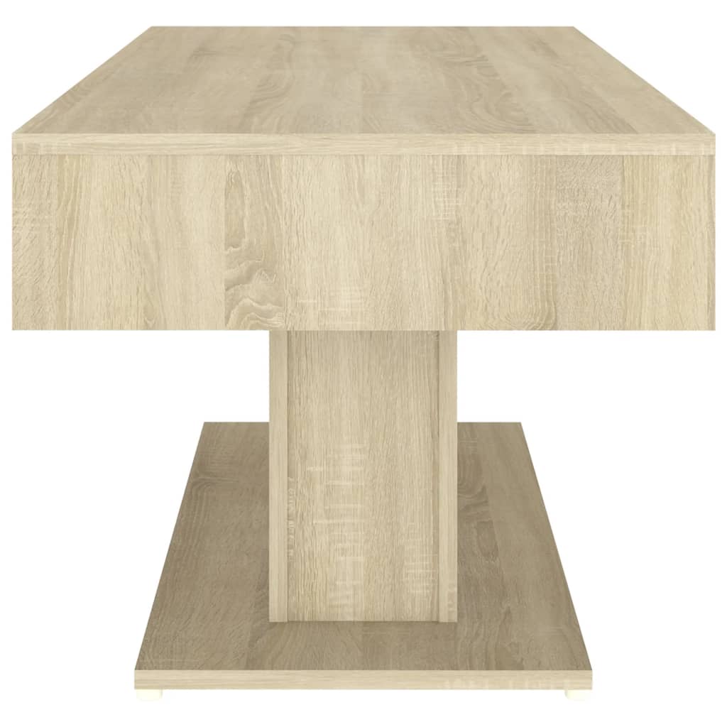 Stolić za kavu boja hrasta 96 x 50 x 45 cm konstruirano drvo