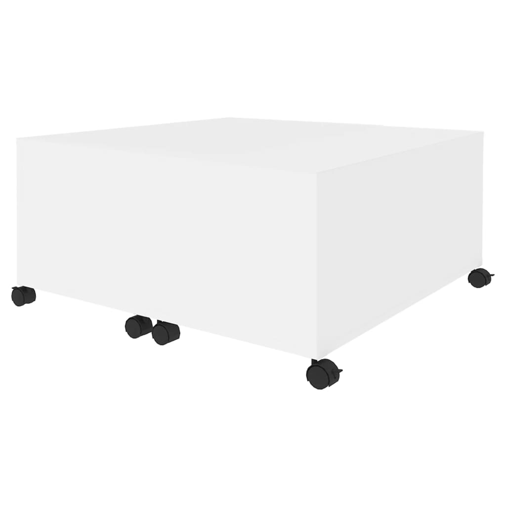 Stolić za kavu bijeli 75 x 75 x 38 cm od iverice