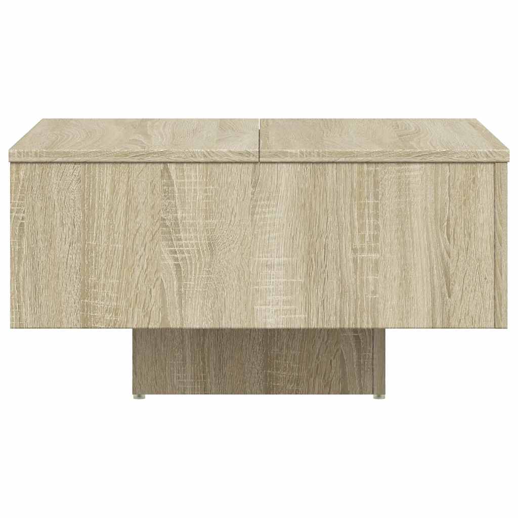 Stolić za kavu boja hrasta 60 x 60 x 31,5 cm konstruirano drvo