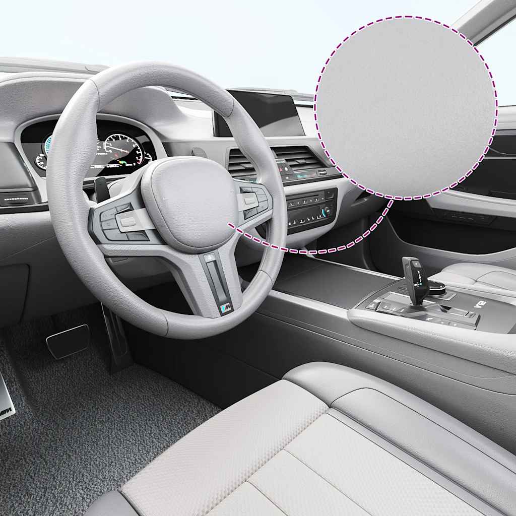 Folije za automobil 2 kom mat srebrne 100 x 150 cm+50 x 150 cm