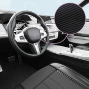 Folije za automobil 2 kom 3D crne 100 x 150 cm