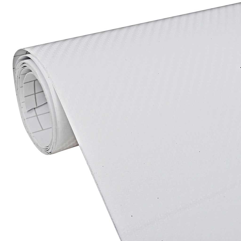 Folija za automobil 3D bijela 100 x 150 cm