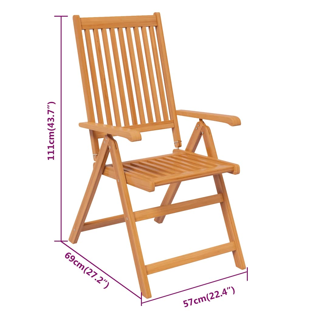 7-dijelni vrtni blagovaonski set od masivnog bagremovog drva 160-240 cm