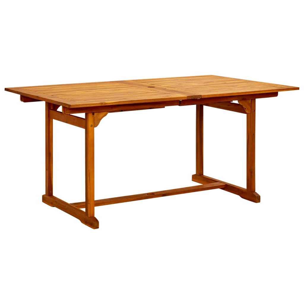 7-dijelni vrtni blagovaonski set od masivnog bagremovog drva 160-240 cm