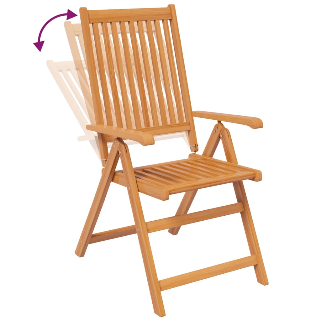 7-dijelni vrtni blagovaonski set od masivnog bagremovog drva 120-170 cm