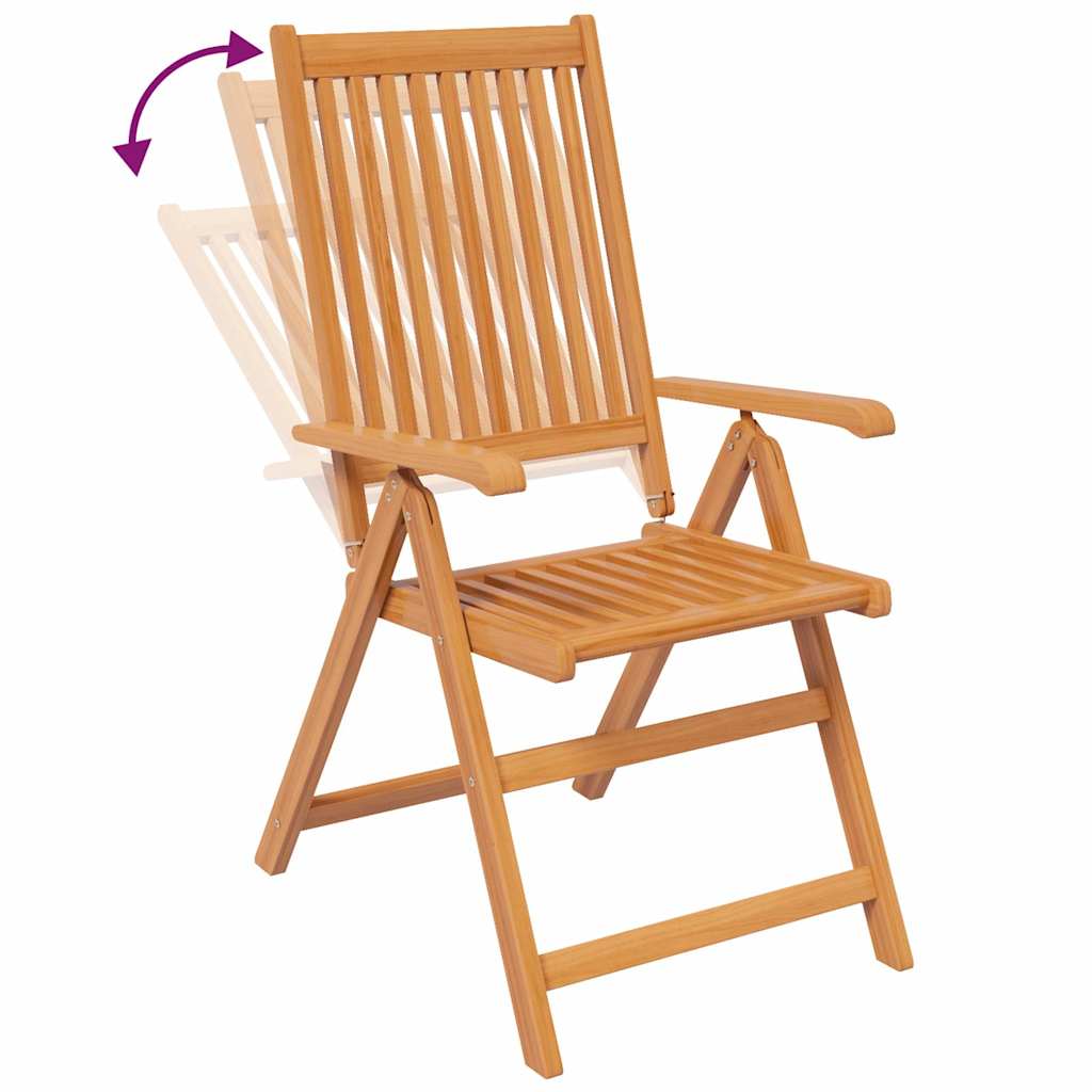 7-dijelni vrtni blagovaonski set od masivnog bagremovog drva 120-170 cm