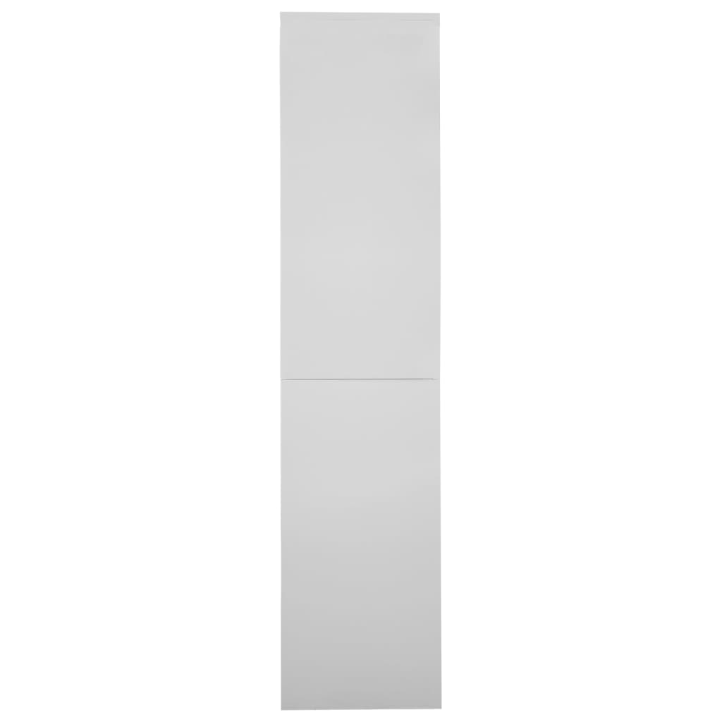 Uredski ormarić s kliznim vratima svjetlosivi 90x40x180cm čelik