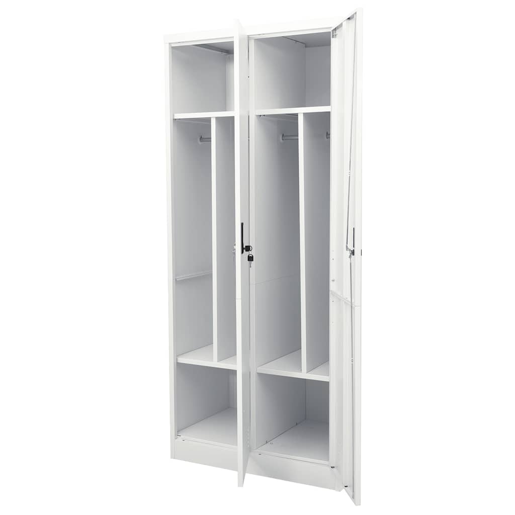 Ormar svjetlosivi 80 x 50 x 180 cm čelični
