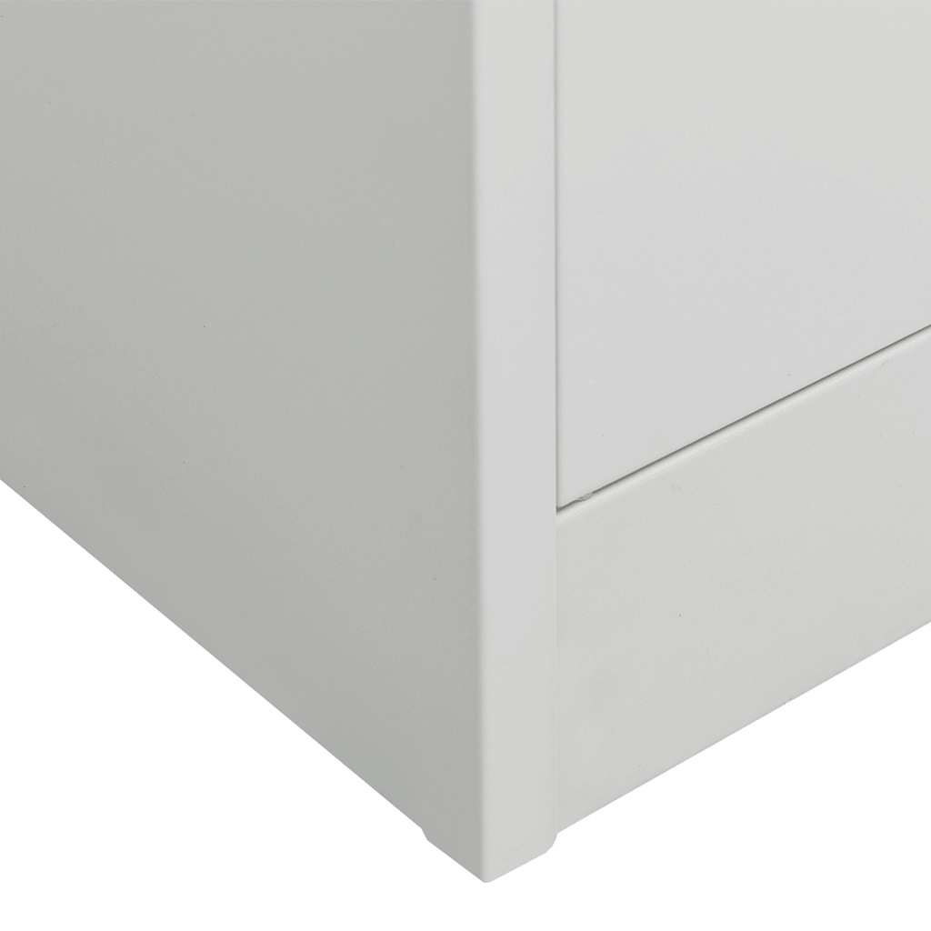 Ormar svjetlosivi 80 x 50 x 180 cm čelični