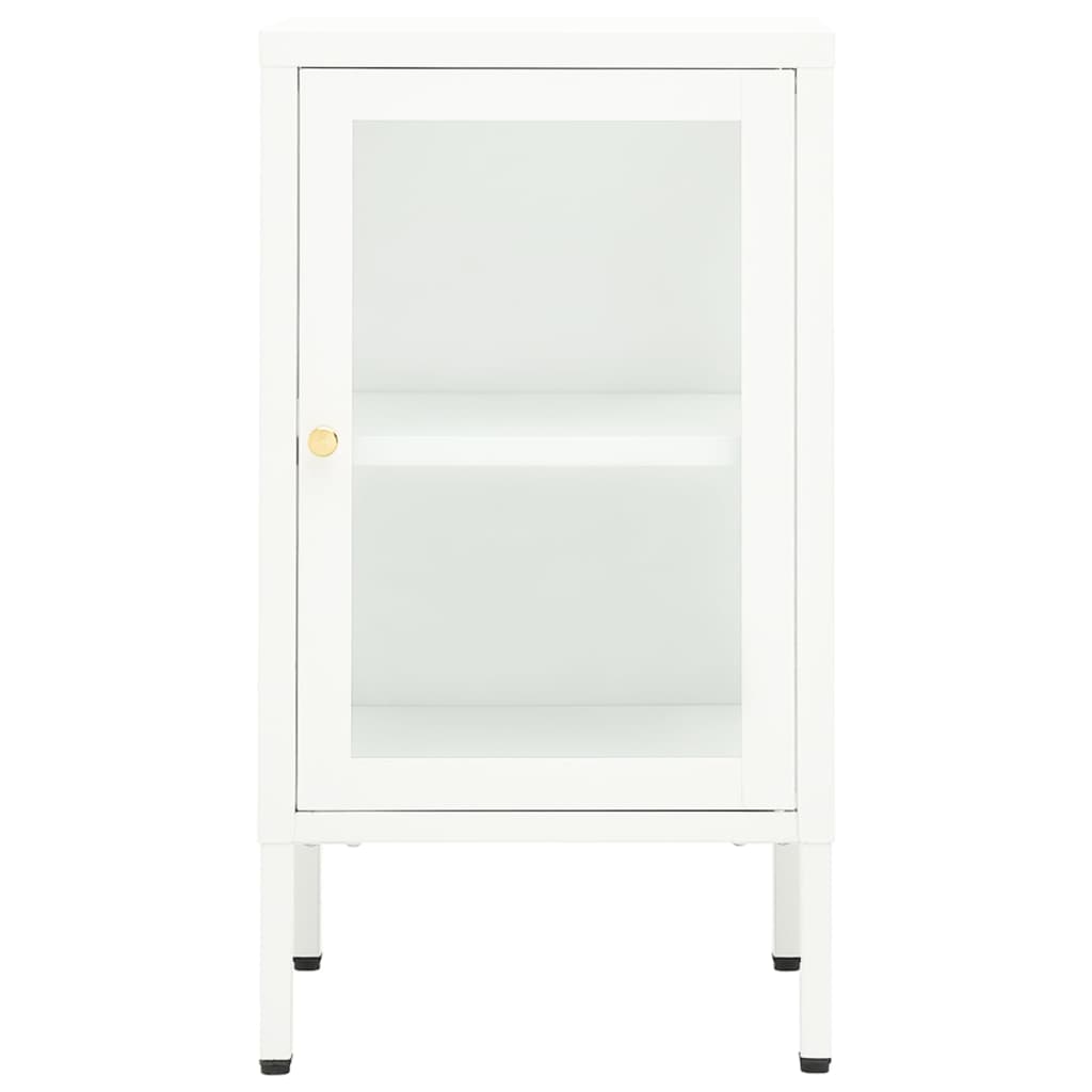 Komoda 38 x 35 x 70 cm od metala i stakla
