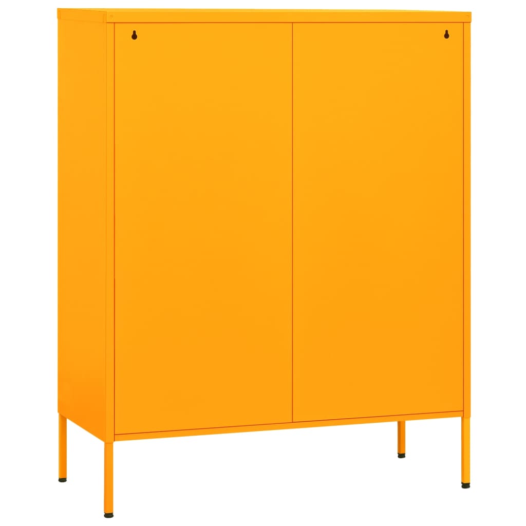 Ormarić za pohranu boja senfa 80 x 35 x 101,5 cm čelični