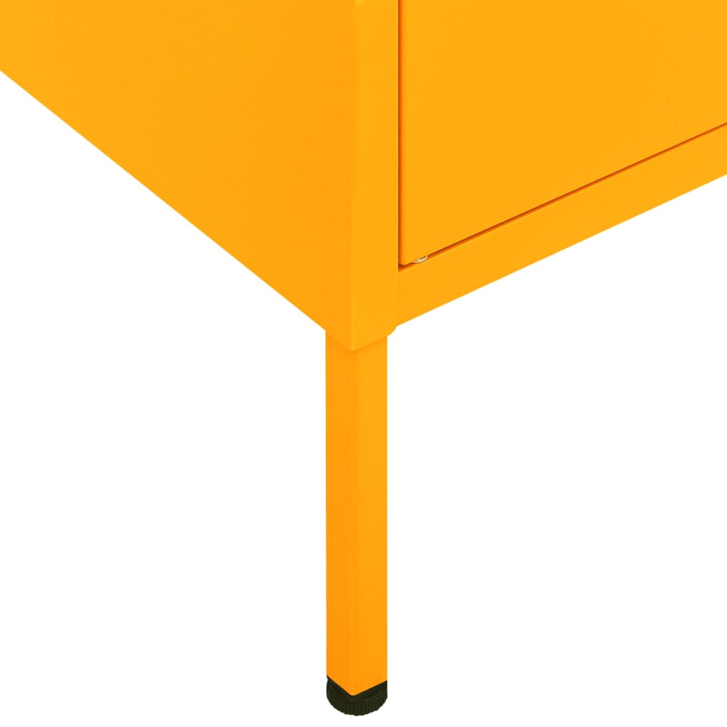 Ormarić za pohranu boja senfa 80 x 35 x 101,5 cm čelični