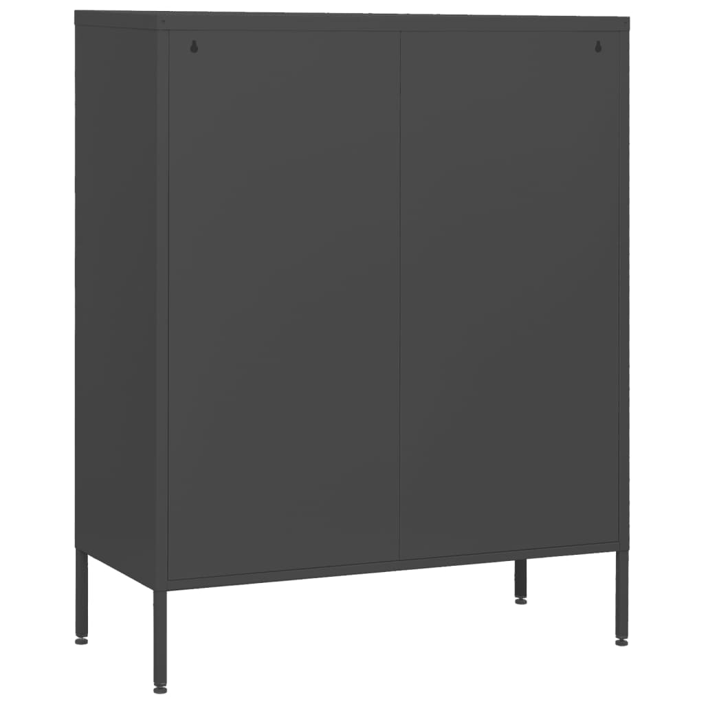 Ladičar antracit 80 x 35 x 101,5 cm čelični