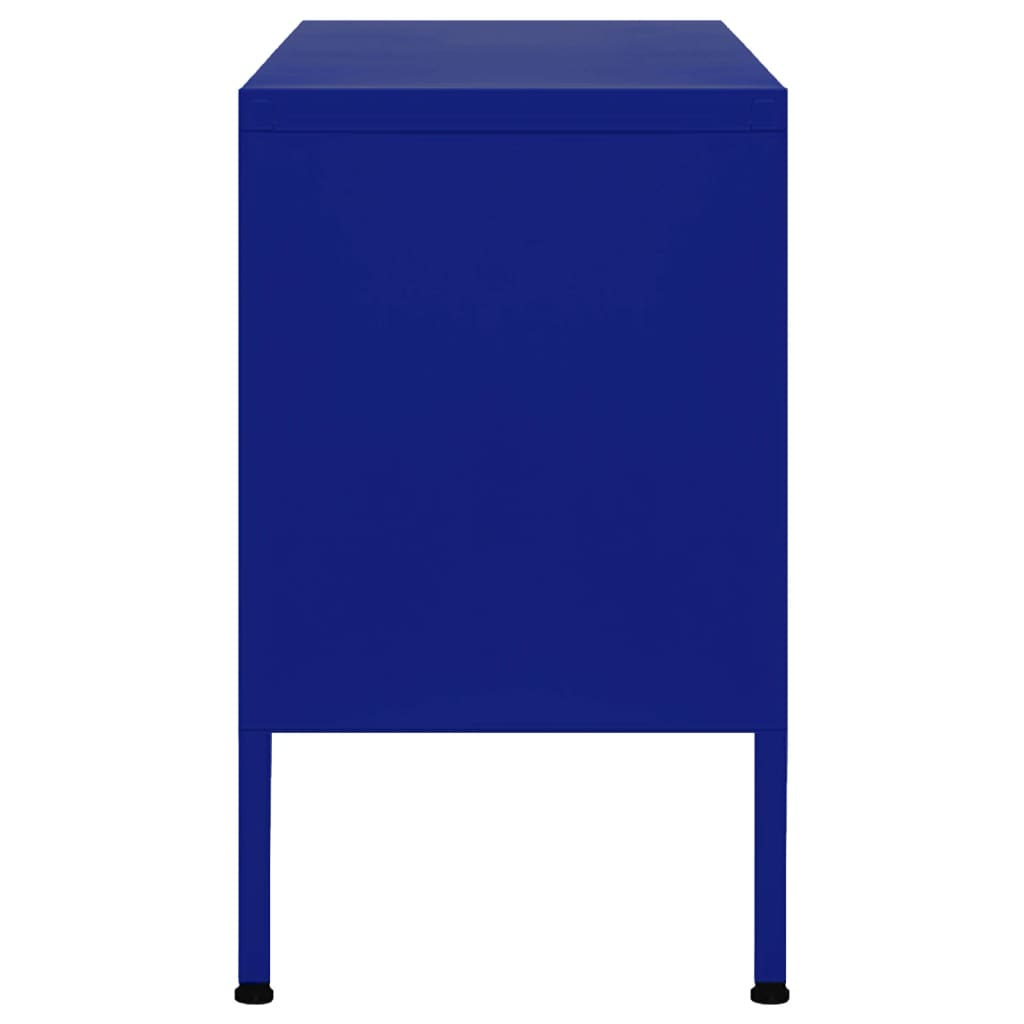 TV ormarić modri 105 x 35 x 50 cm čelični