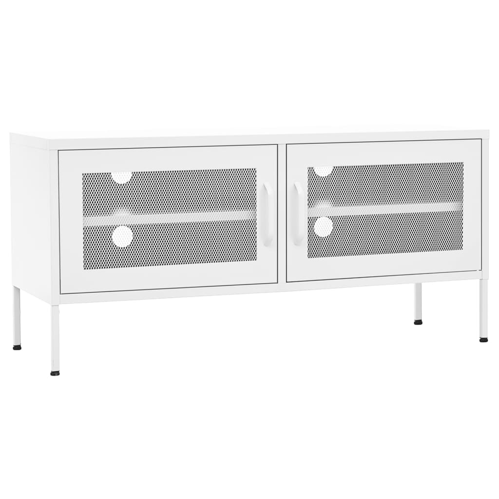 TV ormarić bijeli 105 x 35 x 50 cm čelični