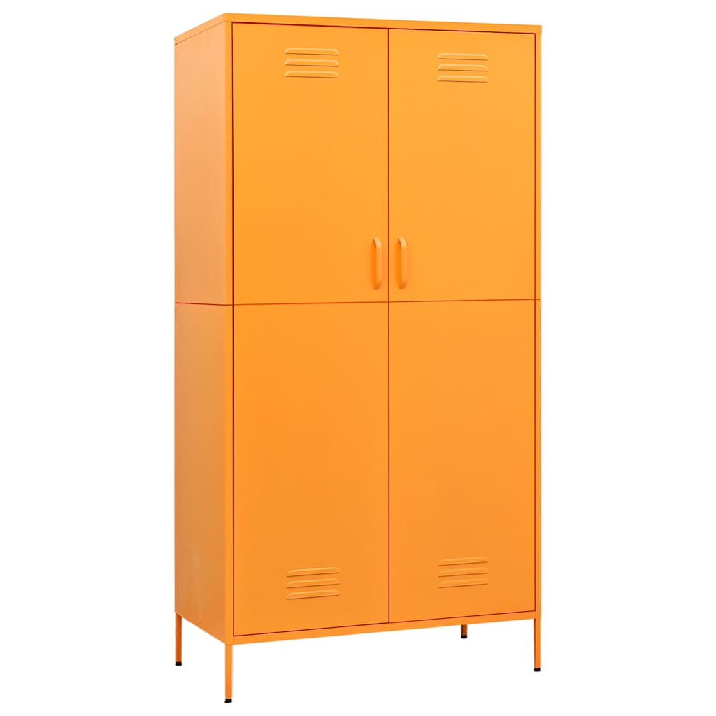 Ormar boja senfa 90 x 50 x 180 cm čelični