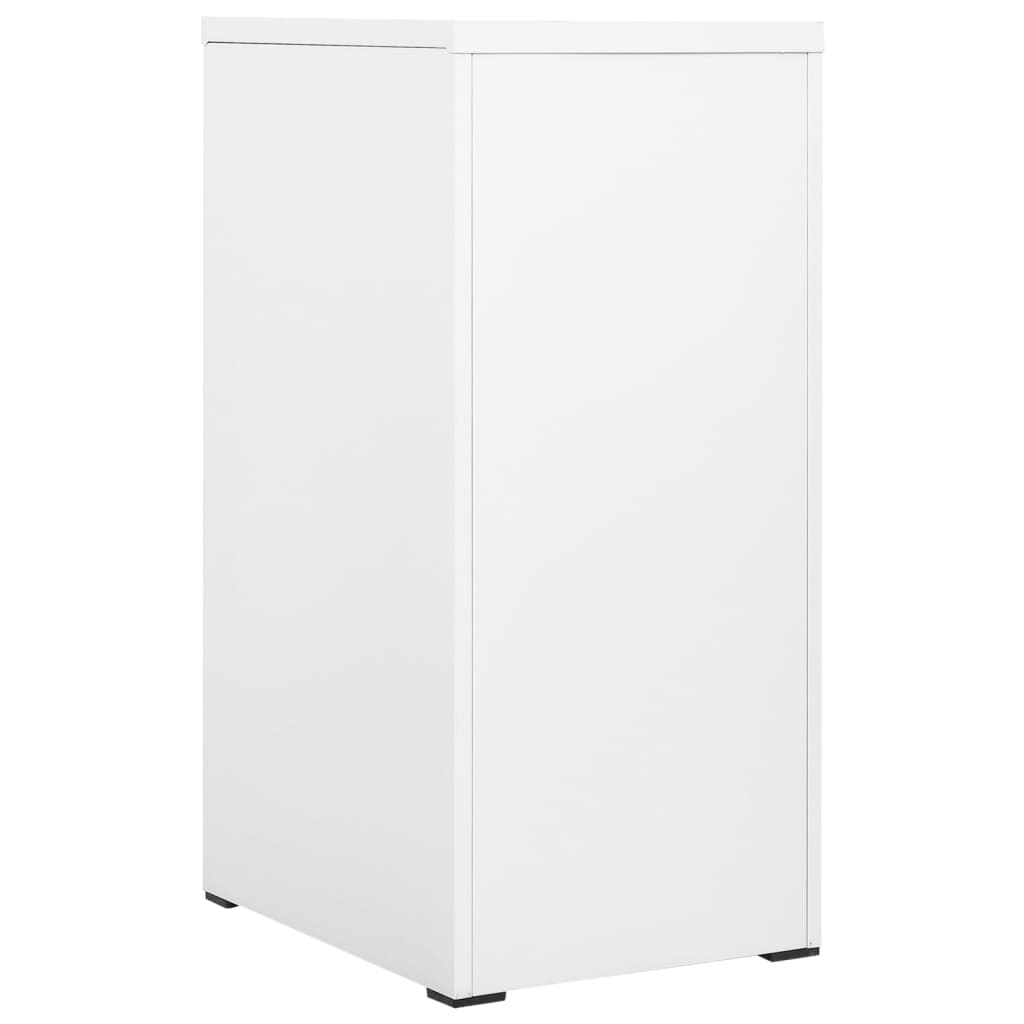 Ormarić za spise bijeli 46 x 62 x 102,5 cm čelični