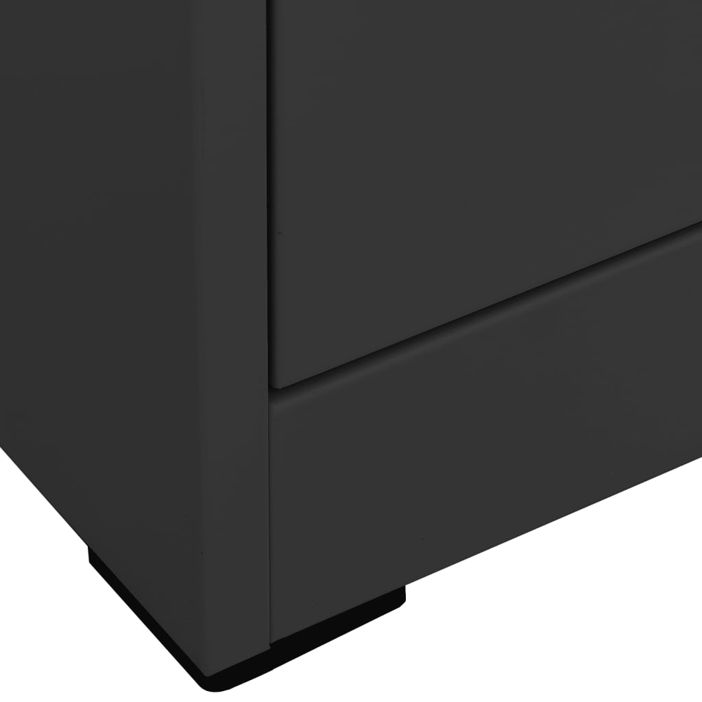 Ormarić za spise antracit 46 x 62 x 102,5 cm čelični