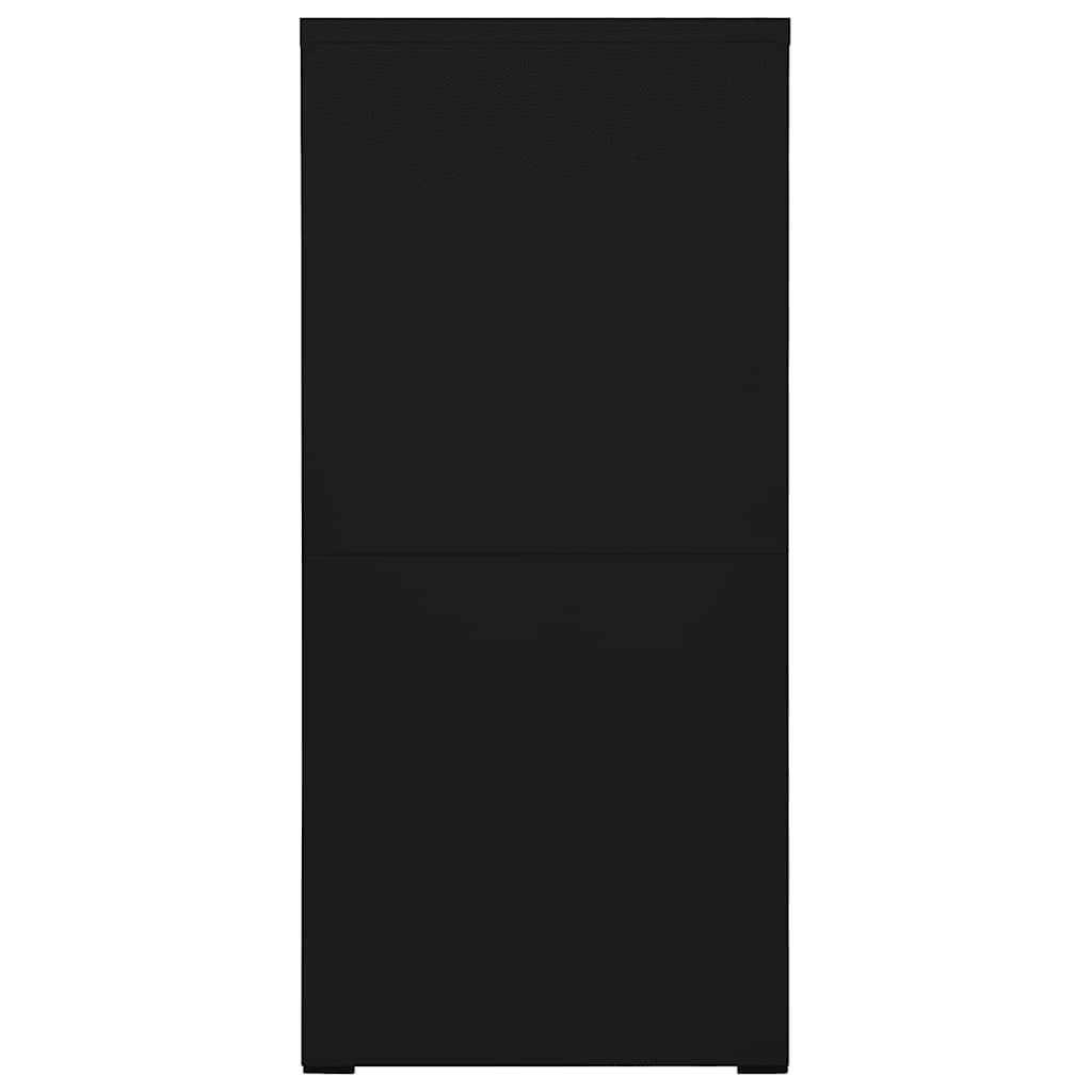 Ormarić za spise crni 46 x 62 x 133 cm čelični