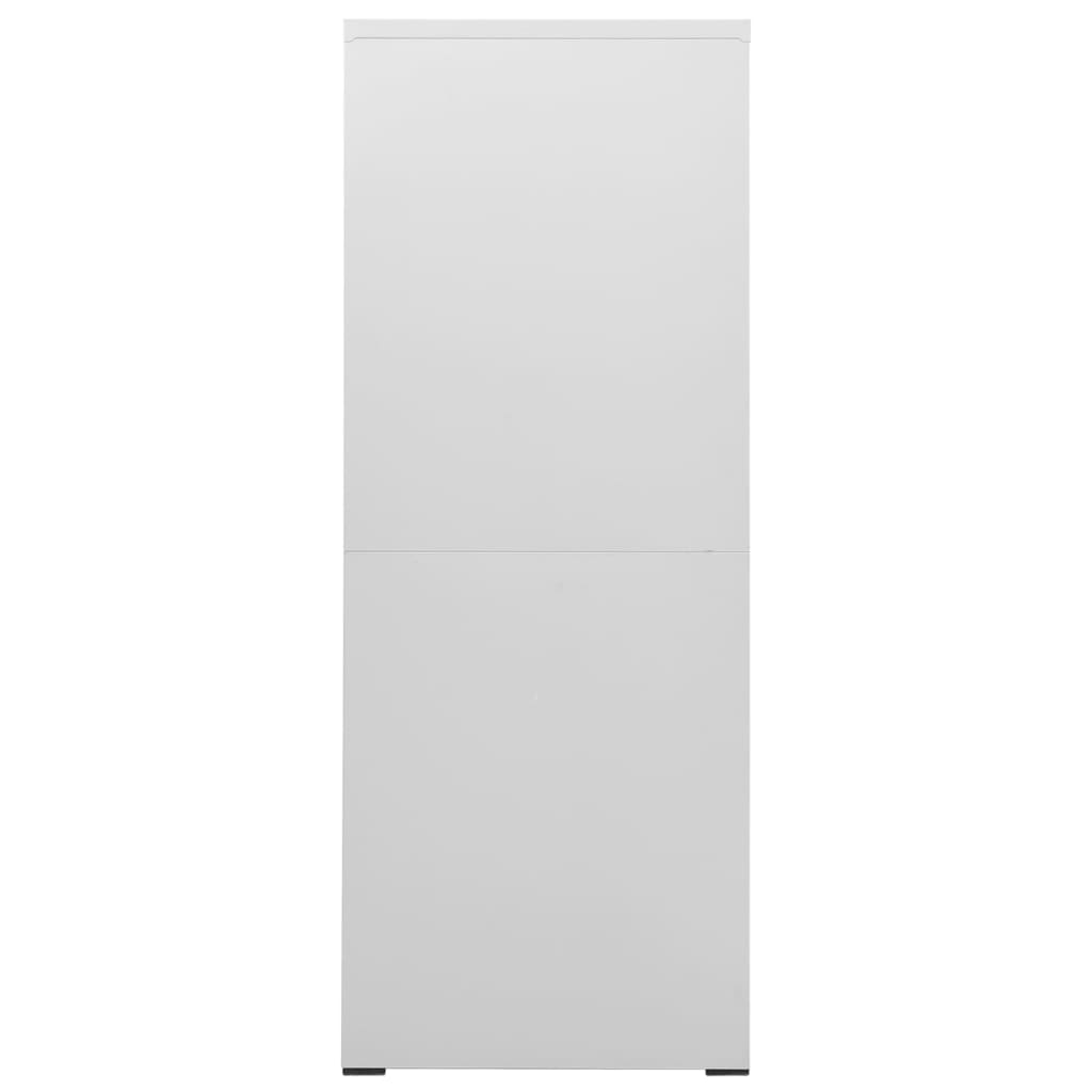 Ormarić za spise svjetlosivi 46 x 62 x 164 cm čelični