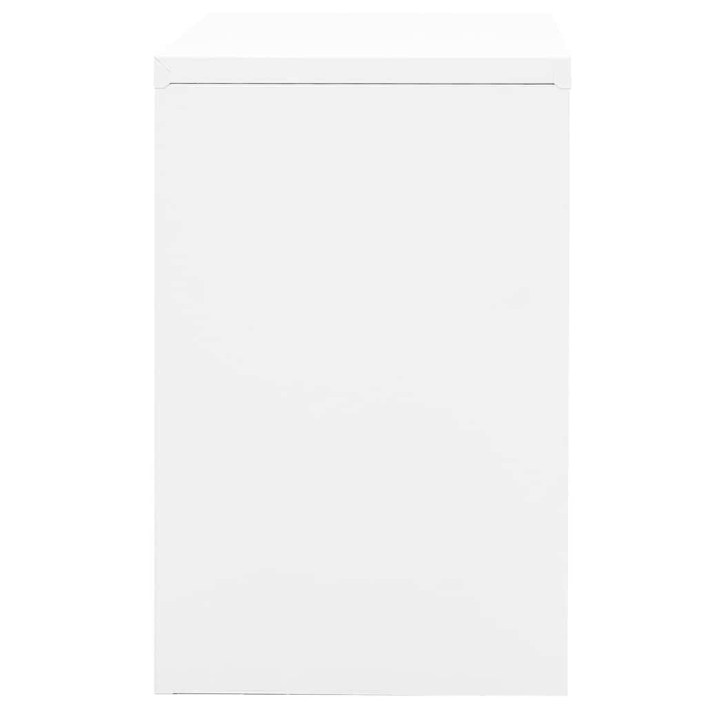 Ormarić za spise bijeli 90 x 46 x 72,5 cm čelični