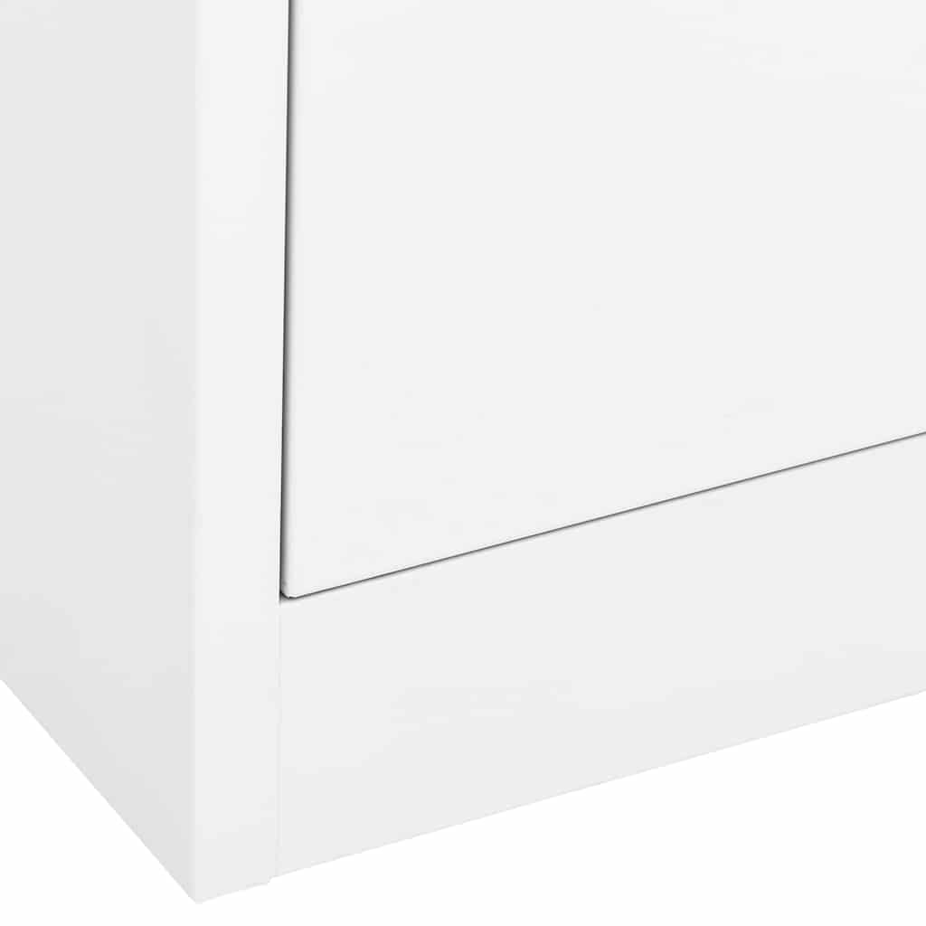 Ormarić za spise bijeli 90 x 46 x 72,5 cm čelični