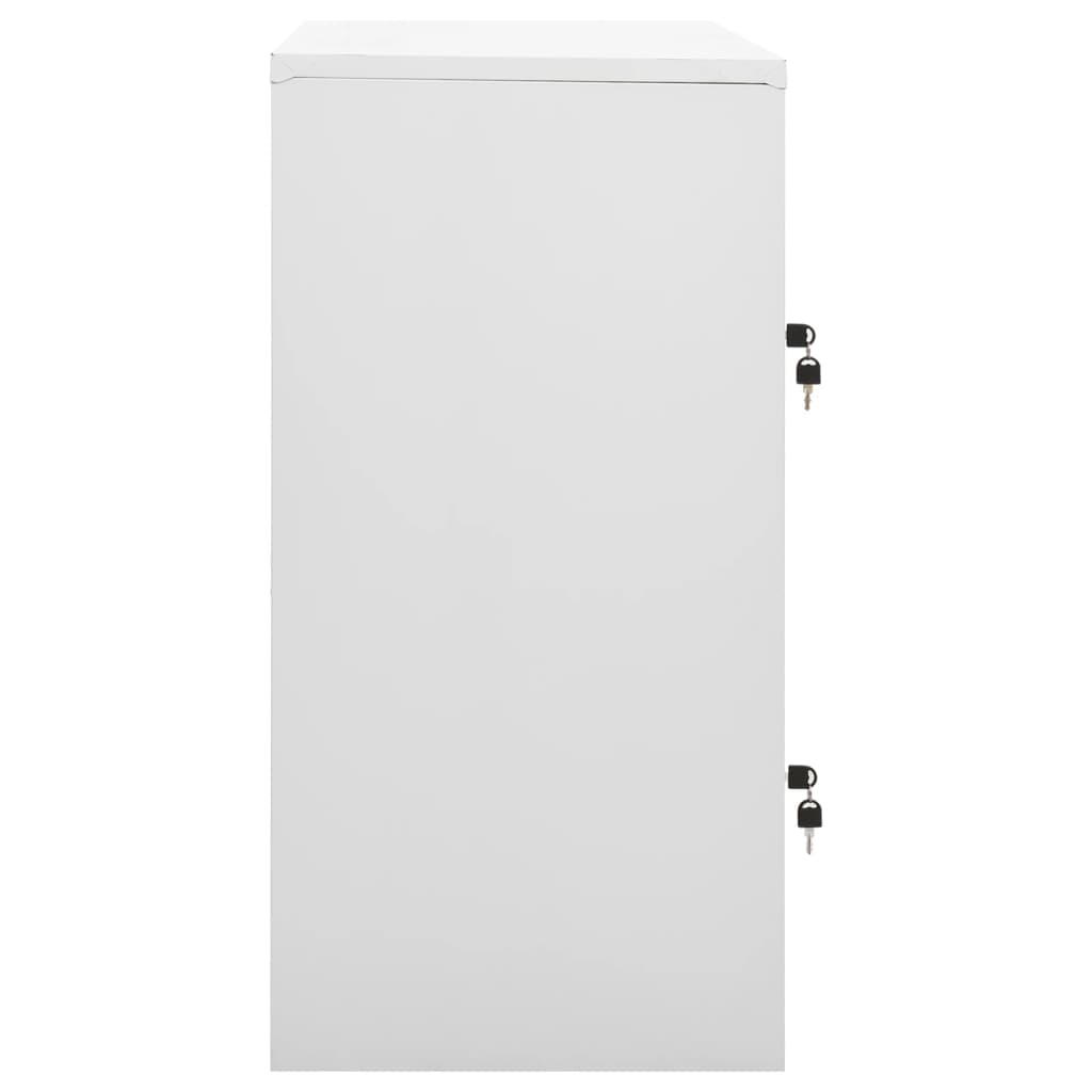 Ormarić s ključem svjetlosivi-zeleni 90 x 45 x 92,5 cm čelični
