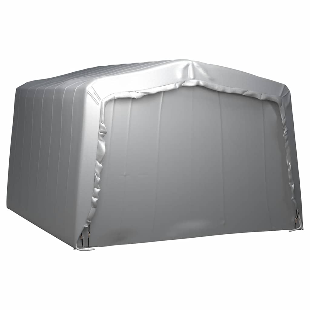 Skladišni šator 370 x 370 cm čelični sivi