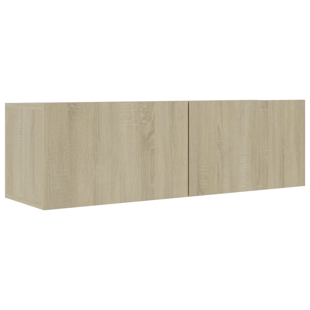 7-dijelni set TV ormarića boja hrasta sonome konstruirano drvo