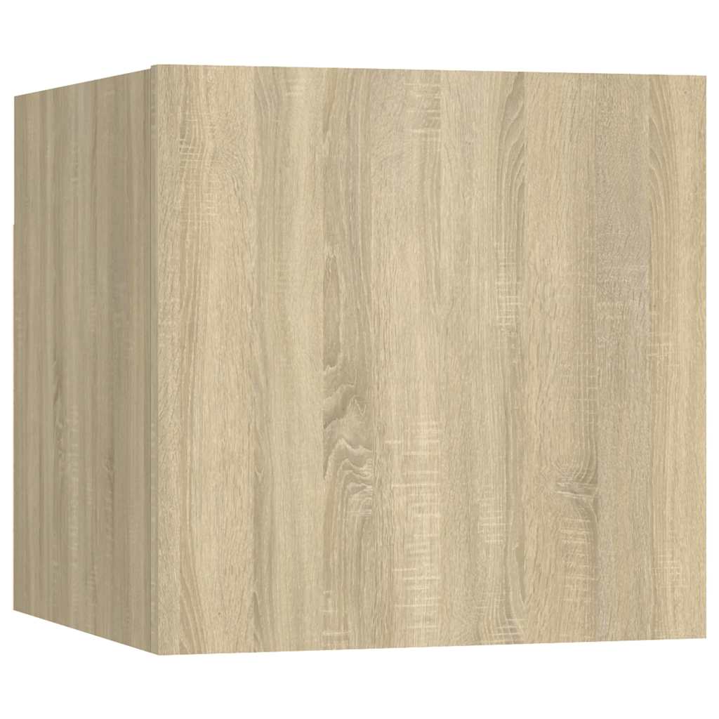 Zidni TV ormarići 8 kom boja hrasta sonome 30,5 x 30 x 30 cm