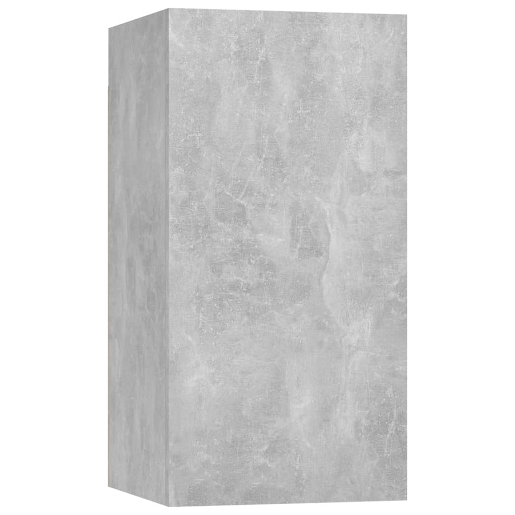 TV ormarići 4 kom boja betona 30,5x30x60 cm konstruirano drvo