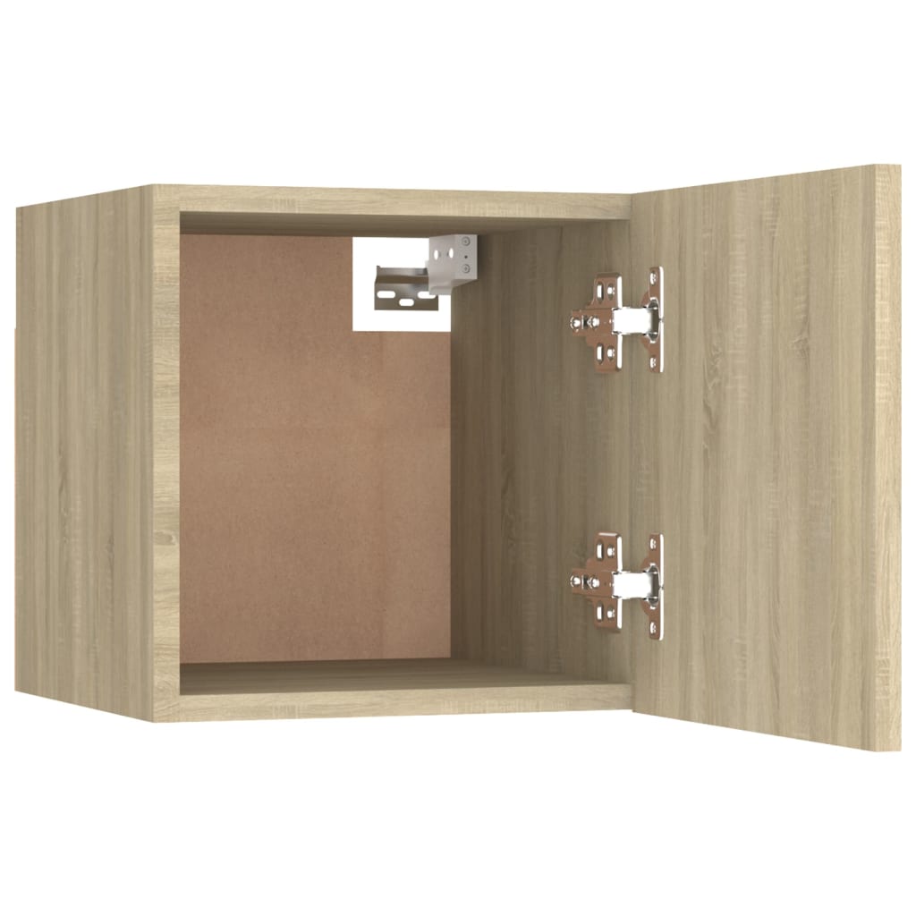 Noćni ormarić 2 kom boja hrasta 30,5x30x30 cm konstruirano drvo
