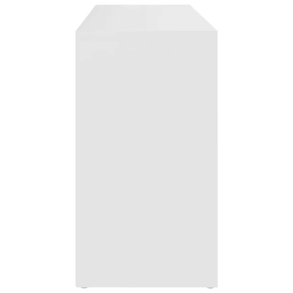 Klupa za cipele bijela 103 x 30 x 55 cm od konstruiranog drva