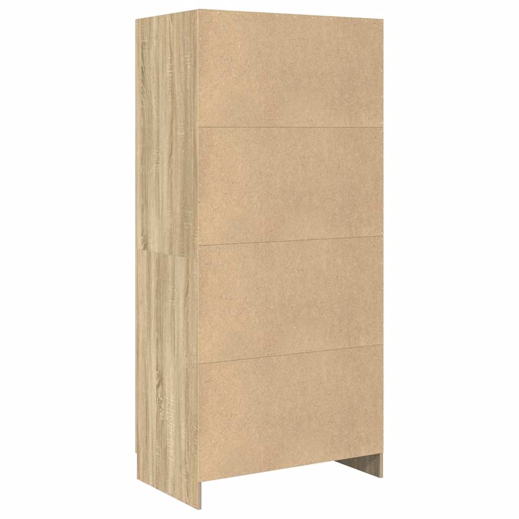 Ormar boja hrasta sonome 82,5 x 51,5 x 180 cm konstruirano drvo