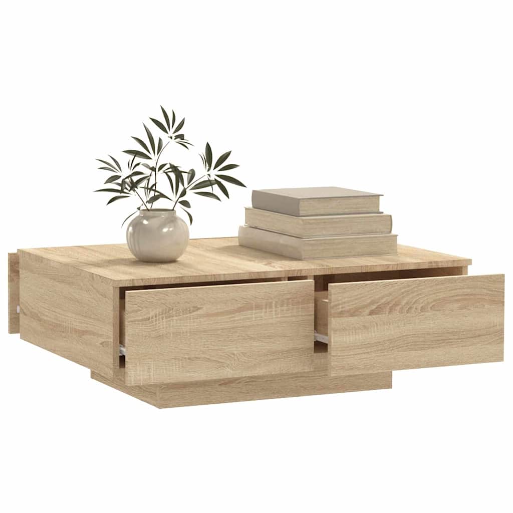 Stolić za kavu boja hrasta sonome 90x60x31 cm konstruirano drvo