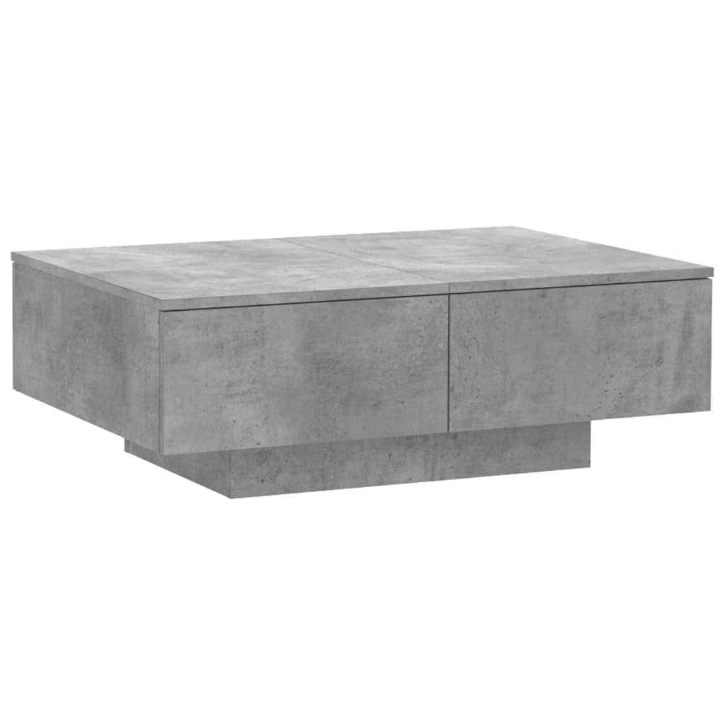 Stolić za kavu boja betona 90 x 60 x 31 cm konstruirano drvo
