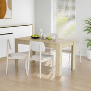Blagovaonski stol boja hrasta sonome 140 x 74,5 x 76 cm iverica