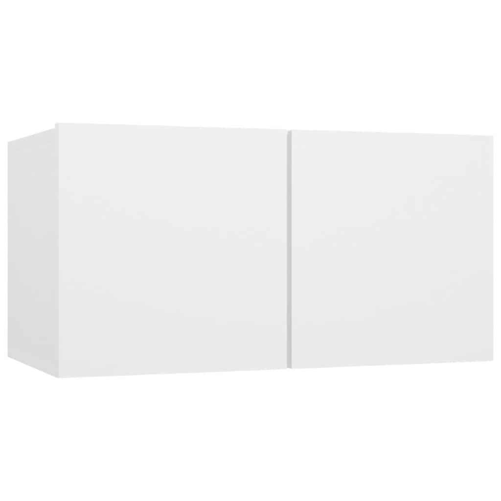 Viseći TV ormarići 2 kom bijeli 60 x 30 x 30 cm