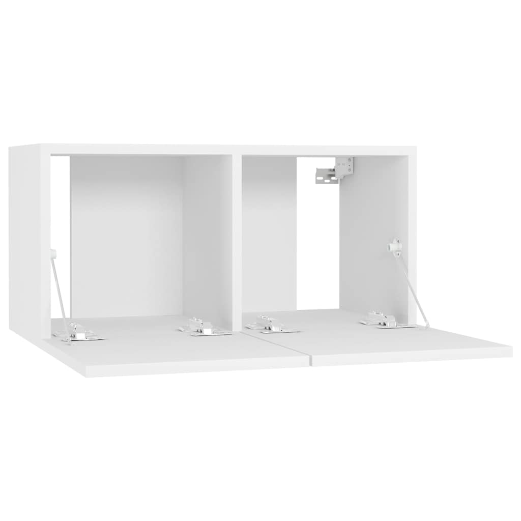 Viseći TV ormarići 2 kom bijeli 60 x 30 x 30 cm