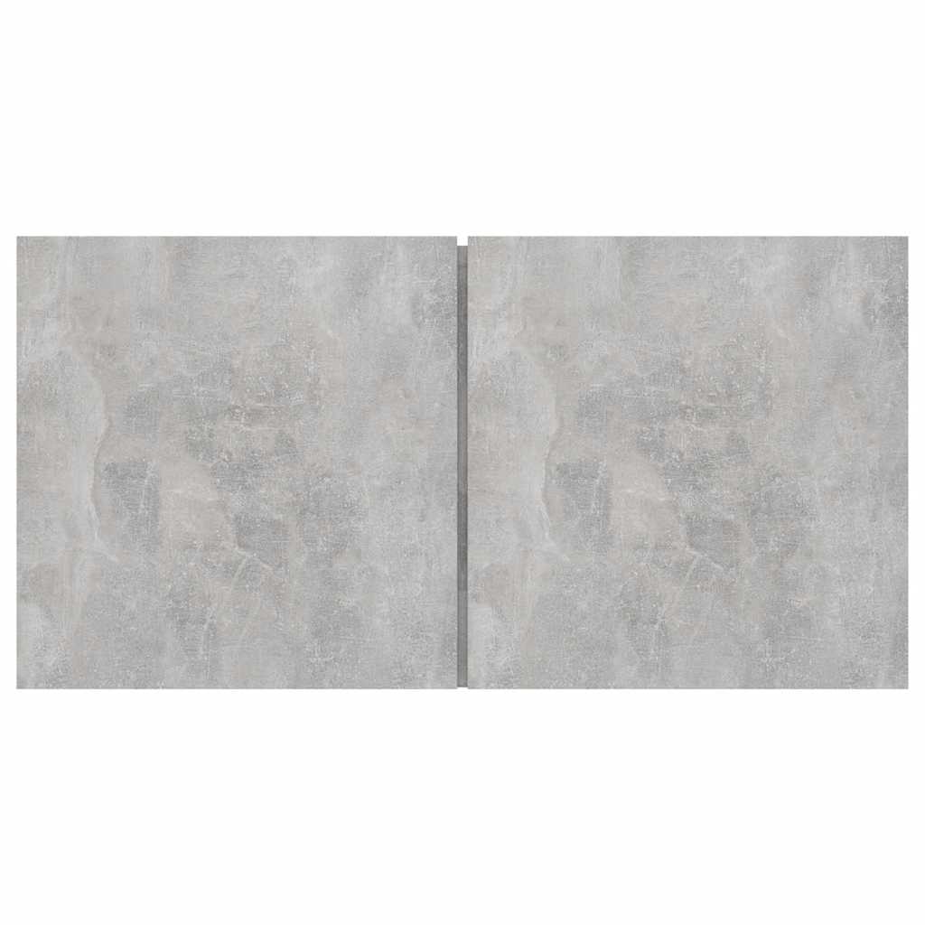 Viseći TV ormarići 3 kom siva boja betona 60 x 30 x 30 cm