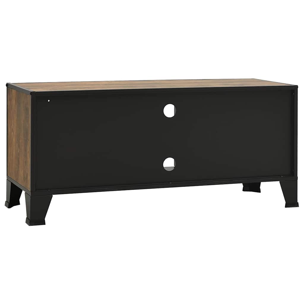 TV ormarić rustični smeđi 105 x 36 x 47 cm od metala i MDF-a