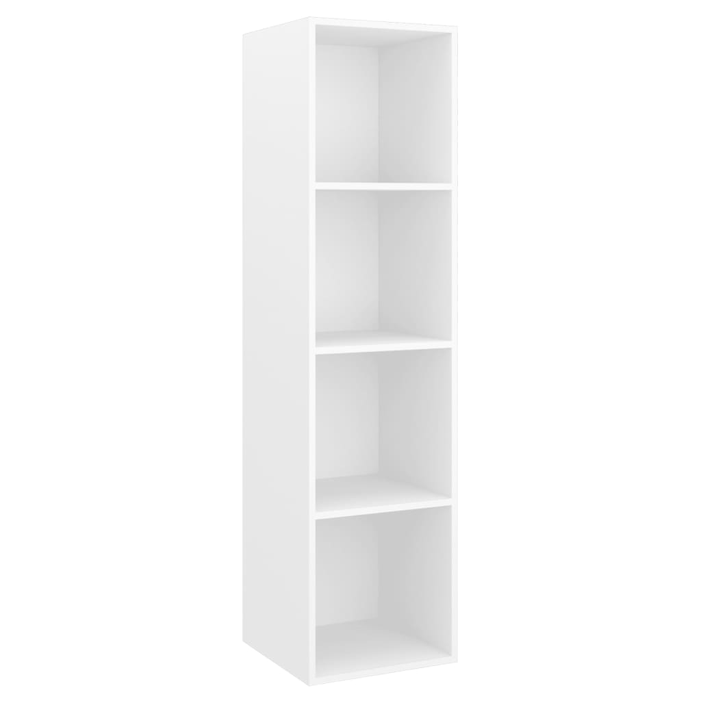 Zidni TV ormarići 2 kom bijeli od konstruiranog drva